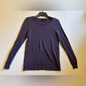 Mossimo Supply Co. Purple Crew Neck Sweater